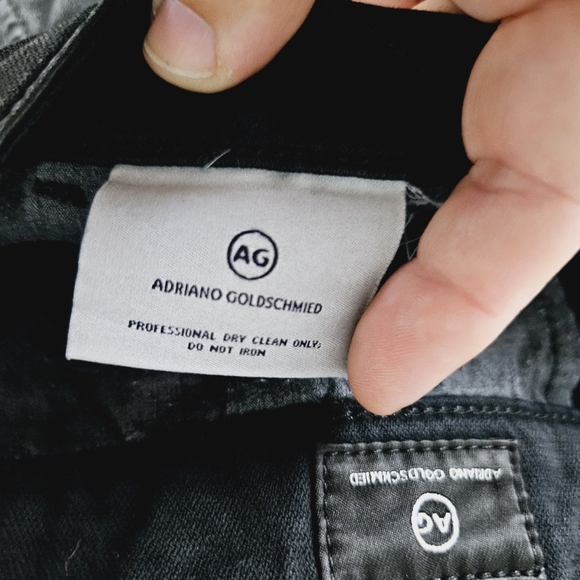 AG ADRIANO GOLDSCHMIED | The Caden Tailored Trouser stretch leatherette pants - Picture 8 of 12